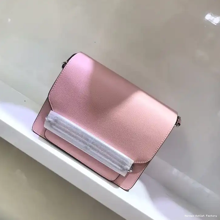 Bag Epsom Palladium In Roulis Pink Leather Hardware Hermes 0509